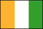 Flag of Ivory Coast 
