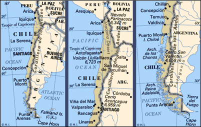 Map Chile