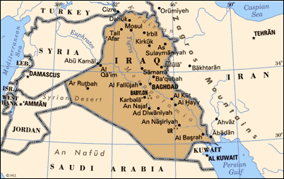 Map Iraq