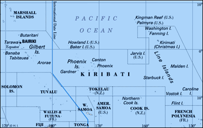 Map Kiribati