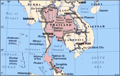 Map Thailand 