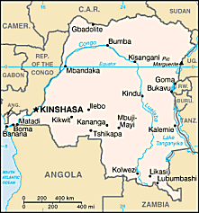Map of Congo 