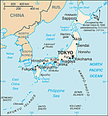 Map of Japan 