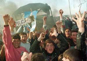 Protests Albania Corruption